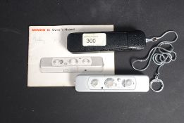 A Minox C sub miniature camera in a leat