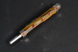 An unusual Chinese silver and agate mine