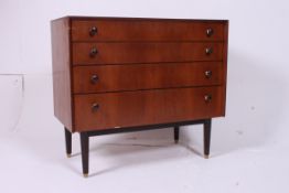 A retro 1970's teak G-Plan chest of draw