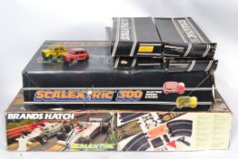 SCALEXTRIC; A large quantity of Scalextr