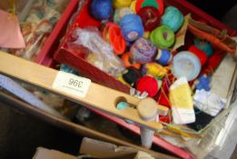 A selection of sewing items to include,