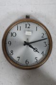 An original GPO 1950's station clock hav