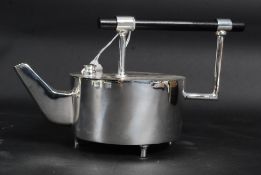 A silver plated art deco style Christoph