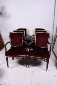 A set of 6 large Biedermeier influence d