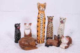 A collection of 20th century folk art st