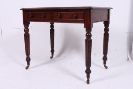 A 19th century Regency mahogany writing