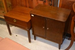 A 1960's Danish style teak bedside table