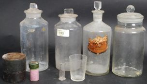 Four late 19th early 20th century Apothe