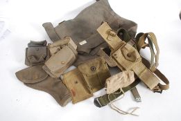 A 2nd world war RAF issue blue backpack