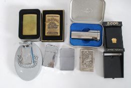 A good collection of lighters to include