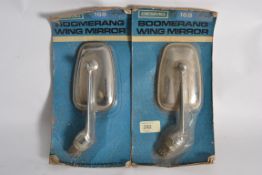 A pair of vintage classic car spare Desm