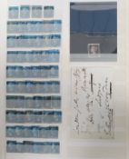 STAMPS; A Victorian Penny Black stamp wi
