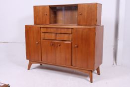 A good  1950's black walnut sideboard in