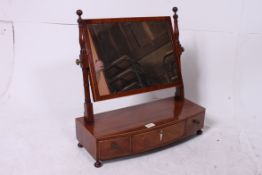 A Georgian 19th century mahogany and sat