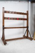 A Victorian oak and cast iron large Scot