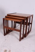 A 1970's retro G-Plan teak wood nest of