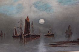 A 19th century oil  on canvas painting o