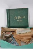 A vintage Pelham stamp album along with