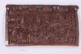 A large African tribal hardwood carving,