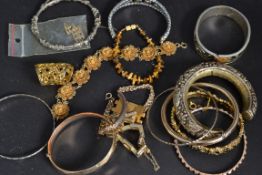 A collection of assorted costume jewelle