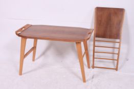 An unusual Danish style side table / tea