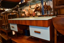 An upcycled retro two tone 1970's Danish