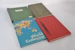 STAMPS; A collection of 4x stamp albums