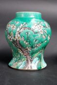 A 19th century Chinese prunice vase havi