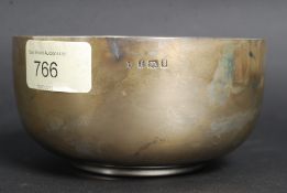 A stunning simple silver hallmarked bowl