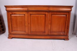 A good contemporary fruitwood sideboard