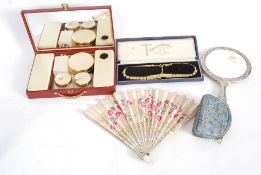 A 1950's vanity set to include scent bot