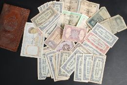 A Collection of vintage world bank notes