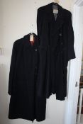 2 vintage gentlemans coats to include ex