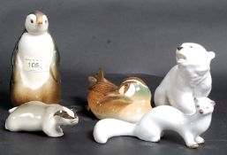 A collection of 5x 20th century Russian