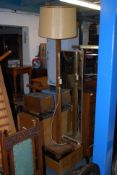 A 1930's Art Deco standard lamp having s