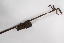 A vintage metal bird scarer which works