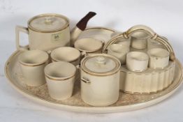 An unusual 19th century china tea servic