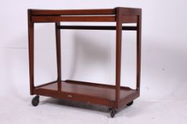 A vintage teak 1960's Wonder Wagon tea t