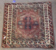 A 19th century handwoven Persian prayer