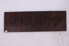 A retro 20th century contemporary wooden