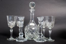 A 20th century French Luminarc crystal c