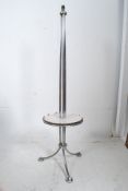A 1930's Art Deco unusual chrome standar