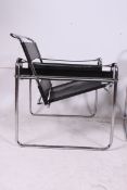 A pair of Marcel Breuer style Wassily ch