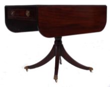 A 19th century Georgian mahogany sofa ta