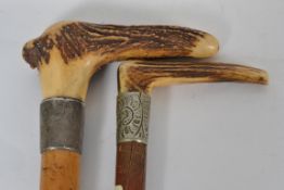 A 20th century Malacca tapered stem walk