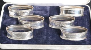 ARI D NORMAN set of 6x hallmarked silver