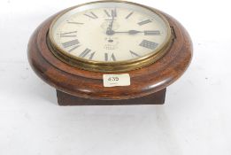 A early 20th century oak cased station c