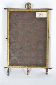 A late 19th century triptych mirror fram