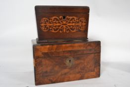 A good Victorian walnut and brass inlaid