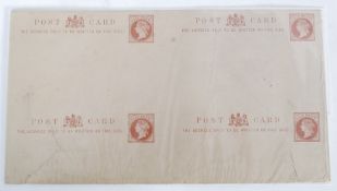 Postal Stationery; Victorian ½d postcard